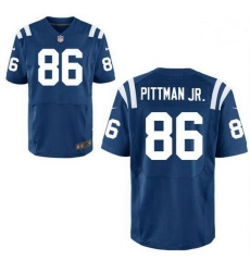 Youth Nike Colts 86 Michael Pittman Jr. Blue Vapor Limited Stitched NFL Jersey