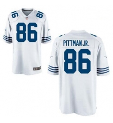Youth Nike Colts 86 Michael Pittman Jr. White Vapor Limited Stitched NFL Jersey