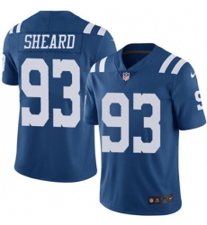 Youth Nike Colts #93 Jabaal Sheard Royal Blue Team Color Stitched NFL Vapor Untouchable Limited Jersey