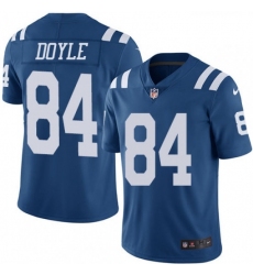 Youth Nike Indianapolis Colts 84 Jack Doyle Limited Royal Blue Rush Vapor Untouchable NFL Jersey