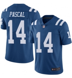 Youth Zach Pascal Limited Jersey 14 Football Indianapolis Colts Royal Blue Rush V