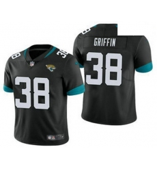 Men Jacksonville Jaguars 38 Shaquill Griffin Black 2021 Vapor Untouchable Stitched NFL Nike Limited Jersey