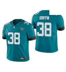 Men Jacksonville Jaguars 38 Shaquill Griffin Blue 2021 Vapor Untouchable Stitched NFL Nike Limited Jersey