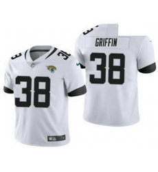 Men Jacksonville Jaguars 38 Shaquill Griffin White 2021 Vapor Untouchable Stitched NFL Nike Limited Jersey