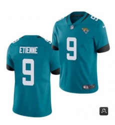 Men Jacksonville Jaguars #9 Travis Etienne Blue 2021 Vapor Untouchable Limited Stitched NFL Jersey