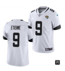 Men Jacksonville Jaguars #9 Travis Etienne White 2021 Vapor Untouchable Limited Stitched NFL Jersey