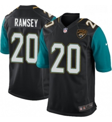 Men Nike Jacksonville Jaguars 20 Jalen Ramsey Game Black Alternate NFL Jersey