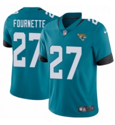 Men Nike Jacksonville Jaguars 27 Leonard Fournette Teal Green Alternate Vapor Untouchable Limited Player NFL Jersey