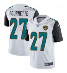 Men Nike Jacksonville Jaguars 27 Leonard Fournette White Vapor Untouchable Limited Player NFL Jersey