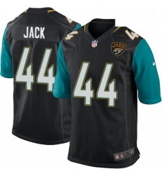 Men Nike Jacksonville Jaguars 44 Myles Jack Game Black Alternate NFL Jersey