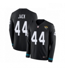 Men Nike Jacksonville Jaguars 44 Myles Jack Limited Black Therma Long Sleeve NFL Jersey