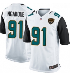 Men Nike Jacksonville Jaguars 91 Yannick Ngakoue Game White NFL Jersey