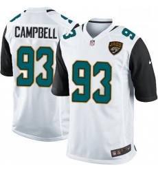 Men Nike Jacksonville Jaguars 93 Calais Campbell Game White NFL Jersey