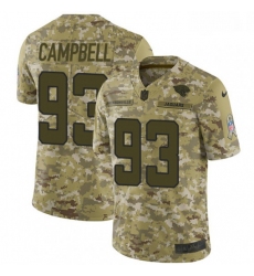 Men Nike Jacksonville Jaguars 93 Calais Campbell Limited Camo 2018 Salute to Service NFL Jersey