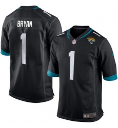 Men's Jacksonville Jaguars Taven Bryan Nike Black 2018 NFL Draft First Round Pick Elite Jersey