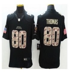 New Jacksonville Jaguars #80 Julius Thomas Black Men Stitched NFL Limited Salute to Service jersey