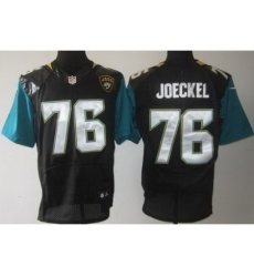 Nike Jacksonville Jaguars 76 Luke Joeckel Black Elite NFL Jersey