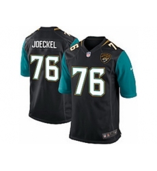 Nike Jacksonville Jaguars 76 Luke Joeckel Black Game NFL Jersey