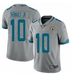 Nike Jaguars 10 Laviska Shenault Jr  Silver Men Stitched NFL Limited Inverted Legend Jersey