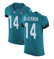 Nike Jaguars #14 Justin Blackmon Teal Green Alternate Men Stitched NFL Vapor Untouchable Elite Jersey