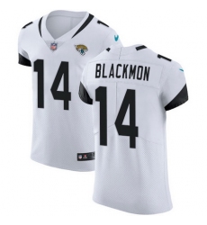 Nike Jaguars #14 Justin Blackmon White Mens Stitched NFL Vapor Untouchable Elite Jersey