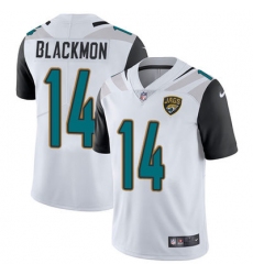 Nike Jaguars #14 Justin Blackmon White Mens Stitched NFL Vapor Untouchable Limited Jersey