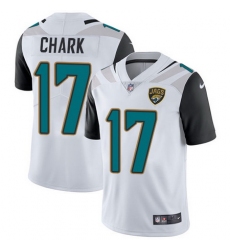 Nike Jaguars #17 DJ Chark White Mens Stitched NFL Vapor Untouchable Limited Jersey