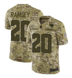 Nike Jaguars #20 Jalen Ramsey Camo Mens Stitched NFL Limited 2018 Salute To Service Jersey