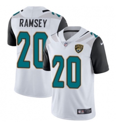 Nike Jaguars #20 Jalen Ramsey White Mens Stitched NFL Vapor Untouchable Limited Jersey
