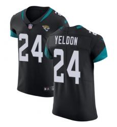 Nike Jaguars #24 T J  Yeldon Black Team Color Men Stitched NFL Vapor Untouchable Elite Jersey