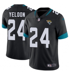 Nike Jaguars #24 T J  Yeldon Black Team Color Men Stitched NFL Vapor Untouchable Limited Jersey
