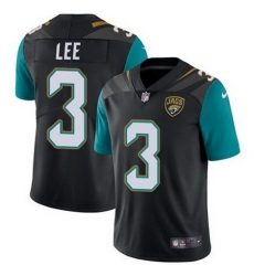 Nike Jaguars #3 Tanner Lee Black Alternate Mens Stitched NFL Vapor Untouchable Limited Jersey