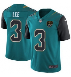 Nike Jaguars #3 Tanner Lee Teal Green Team Color Mens Stitched NFL Vapor Untouchable Limited Jersey