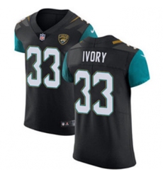 Nike Jaguars #33 Chris Ivory Black Alternate Mens Stitched NFL Vapor Untouchable Elite Jersey