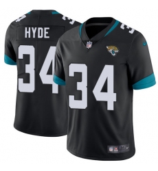 Nike Jaguars #34 Carlos Hyde Black Team Color Men Stitched NFL Vapor Untouchable Limited Jersey
