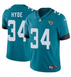 Nike Jaguars #34 Carlos Hyde Teal Green Alternate Men Stitched NFL Vapor Untouchable Limited Jersey