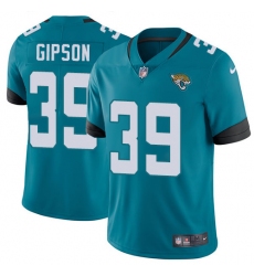 Nike Jaguars #39 Tashaun Gipson Teal Green Alternate Men Stitched NFL Vapor Untouchable Limited Jersey
