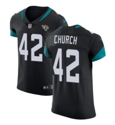 Nike Jaguars #42 Barry Church Black Alternate Mens Stitched NFL Vapor Untouchable Elite Jersey