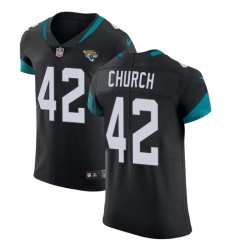 Nike Jaguars #42 Barry Church Black Team Color Men Stitched NFL Vapor Untouchable Elite Jersey