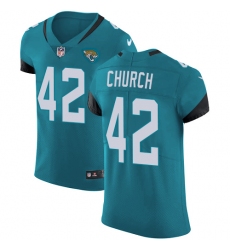 Nike Jaguars #42 Barry Church Teal Green Alternate Men Stitched NFL Vapor Untouchable Elite Jersey