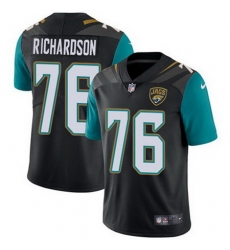 Nike Jaguars #76 Will Richardson Black Alternate Mens Stitched NFL Vapor Untouchable Limited Jersey