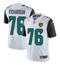 Nike Jaguars #76 Will Richardson White Mens Stitched NFL Vapor Untouchable Limited Jersey