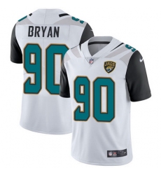 Nike Jaguars #90 Taven Bryan White Mens Stitched NFL Vapor Untouchable Limited Jersey