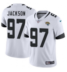 Nike Jaguars #97 Malik Jackson White Mens Stitched NFL Vapor Untouchable Limited Jersey