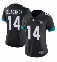 Nike Jaguars #14 Justin Blackmon Black Alternate Womens Stitched NFL Vapor Untouchable Limited Jersey
