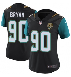 Nike Jaguars #90 Taven Bryan Black Alternate Womens Stitched NFL Vapor Untouchable Limited Jersey