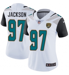 Nike Jaguars #97 Malik Jackson White Womens Stitched NFL Vapor Untouchable Limited Jersey