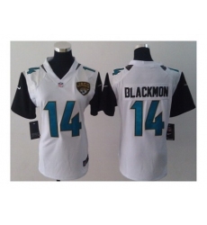 Nike Women Jacksonville Jaguars #14 Justin Blackmon white Jerseys(NEW)