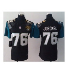 Nike Women NFL Jacksonville Jaguars #76 Luke Joeckel Black Jerseys(NEW)