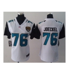 Nike Women NFL Jacksonville Jaguars #76 Luke Joeckel white Jerseys(NEW)